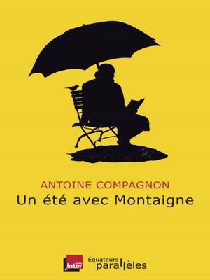 cover image of Un été avec Montaigne